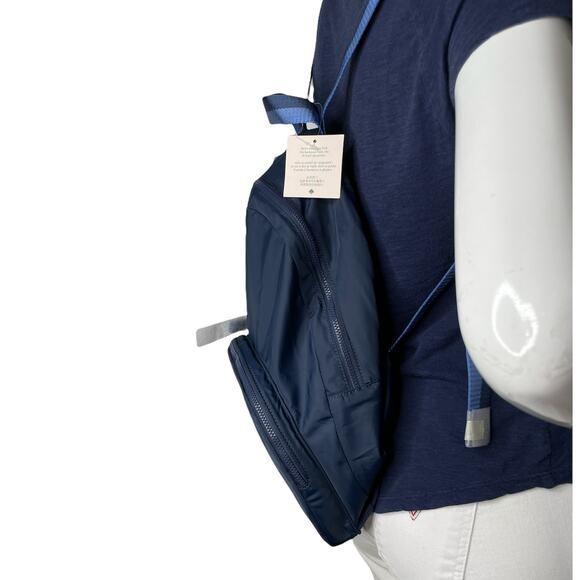 Kate Spade Arya Medium night Cap ( Blue ) Nylon Packable Backpack Bag main image 4